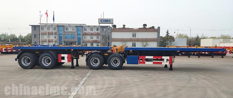 CIMC 20 Foot Flatbed Superlink Trailer for Sale in Brazil
