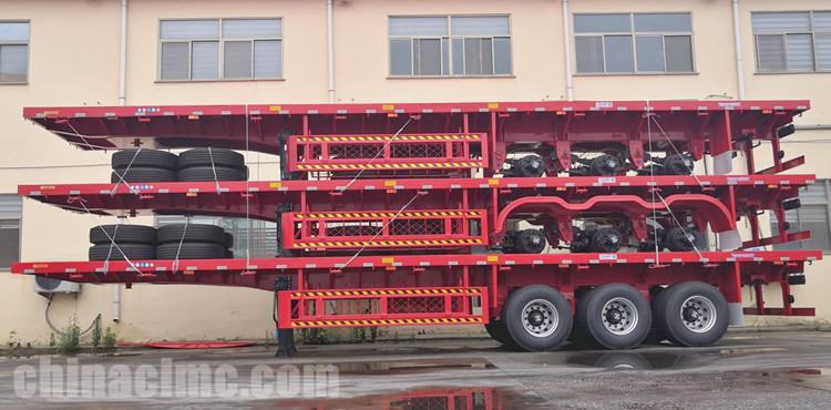 3 Units 40 Foot Container Flatbed Trailers for Sale in Guyana