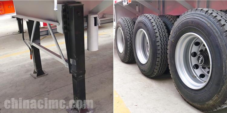 How Much is a Flatbed Trailer? CIMC 40 ft Container Trailer Price in Zambia