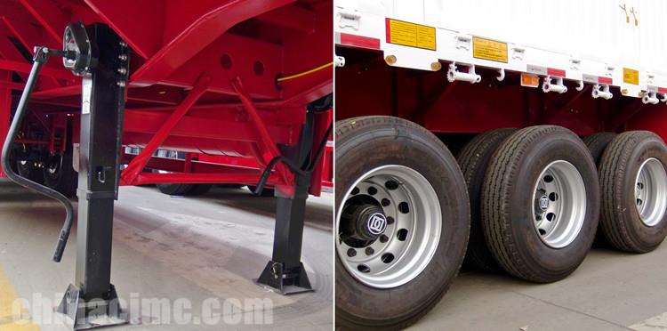 CIMC 60 Ton Drop Side Trailer for Sale in Malawi