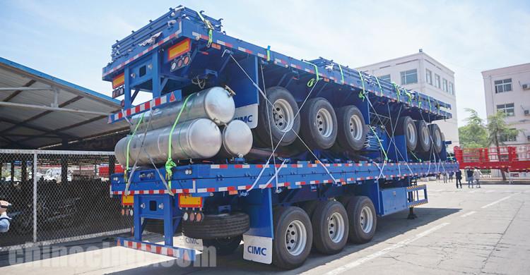 CIMC 60 Ton Removable Side Wall Trailer for Sale in Cameroon