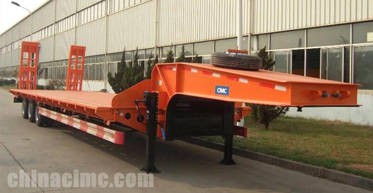 CIMC Tri Axle Low Loader Truck for Sale in Ethiopia