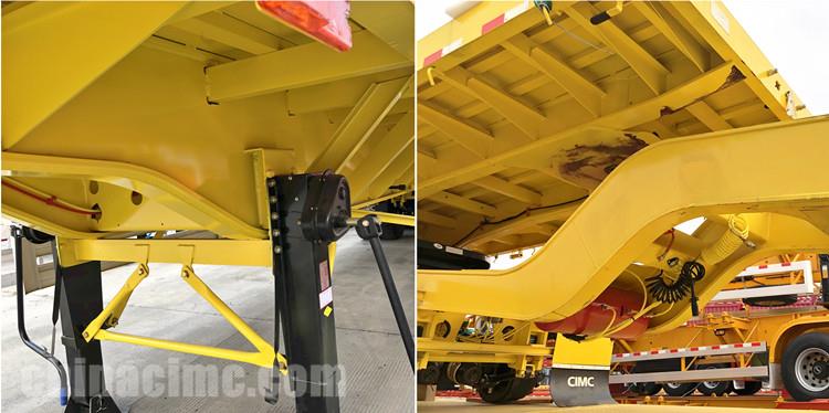 CIMC Tri Axle Trailer with Dolly for Sale in Ghana Accra