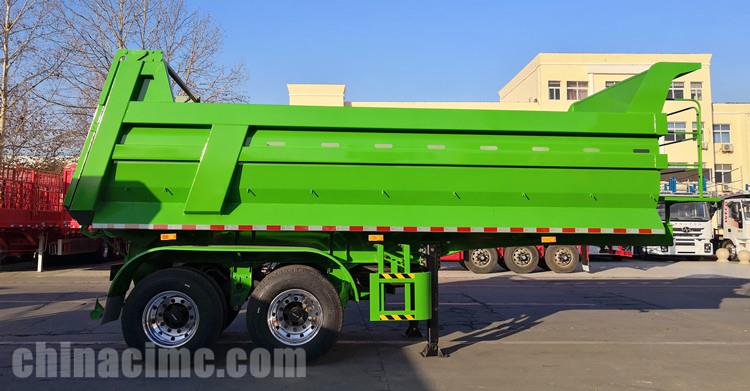 2 Axle 40 Ton End Dump Semi Trailer for Sale in Kenya