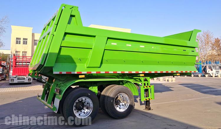 2 Axle 40 Ton End Dump Semi Trailer for Sale in Kenya