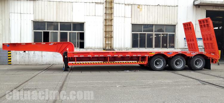 CIMC Tri Axle Semi Low Bed Trailer for Sale in Guyana