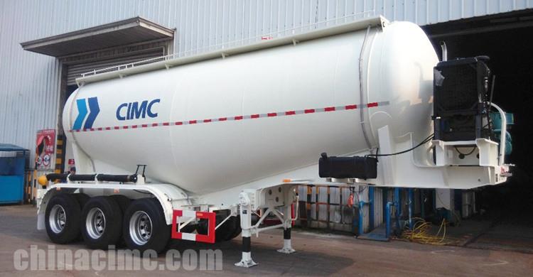 CIMC Bulk Cement Powder Tanker Truck Trailer for Sale in Mozambique