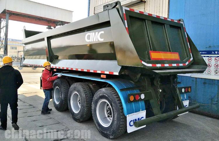 CIMC Tri Axle New Tipper Trailers for Sale in Gabon