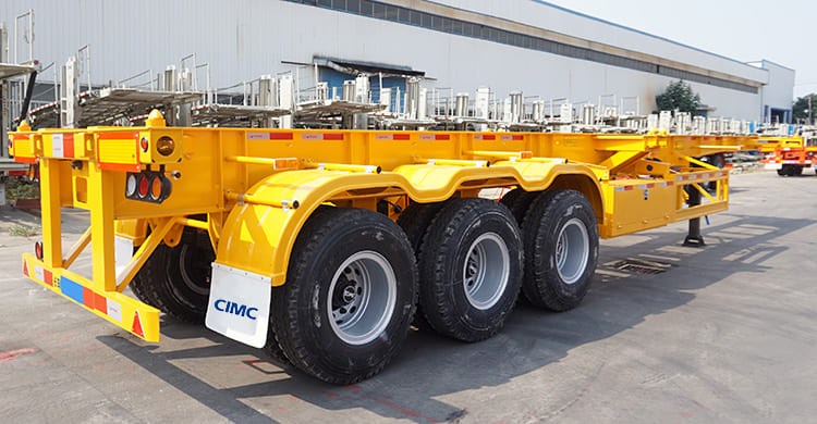 3 axle container trailer
