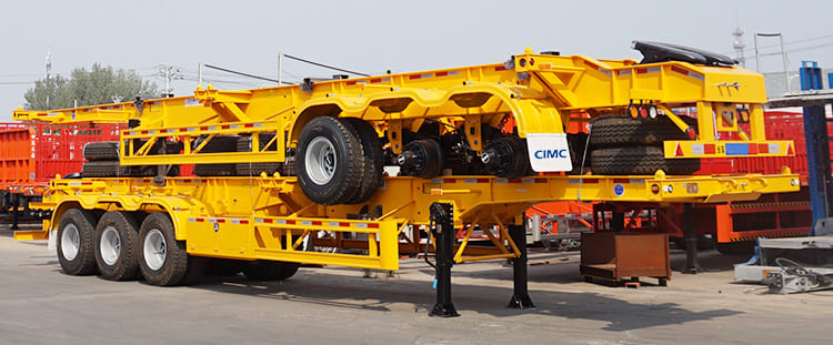3 axle container trailer