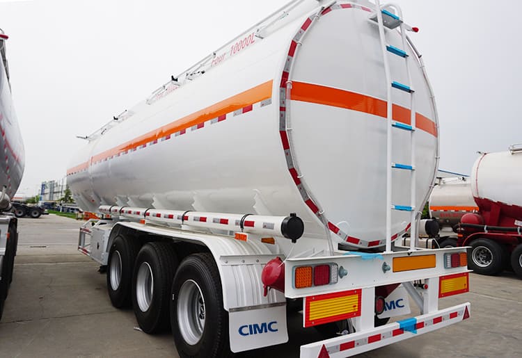 CIMC Tri Axle 40000 Liters Diesel Fuel Trailer for Sale in Zamibia