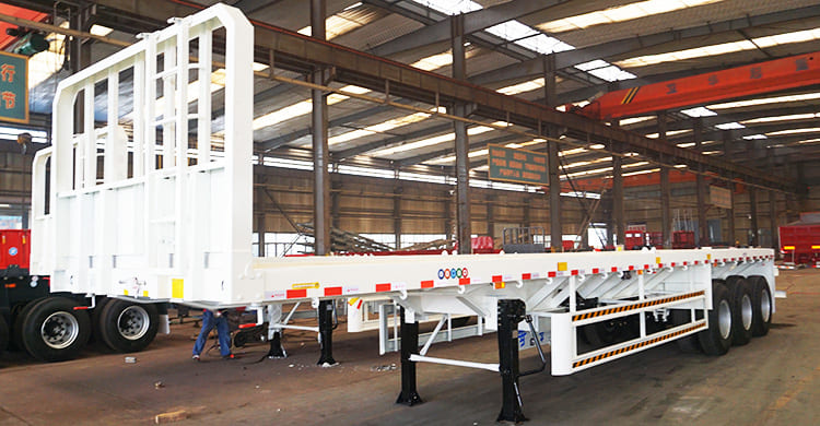 cimc container flatbed trailer with front board