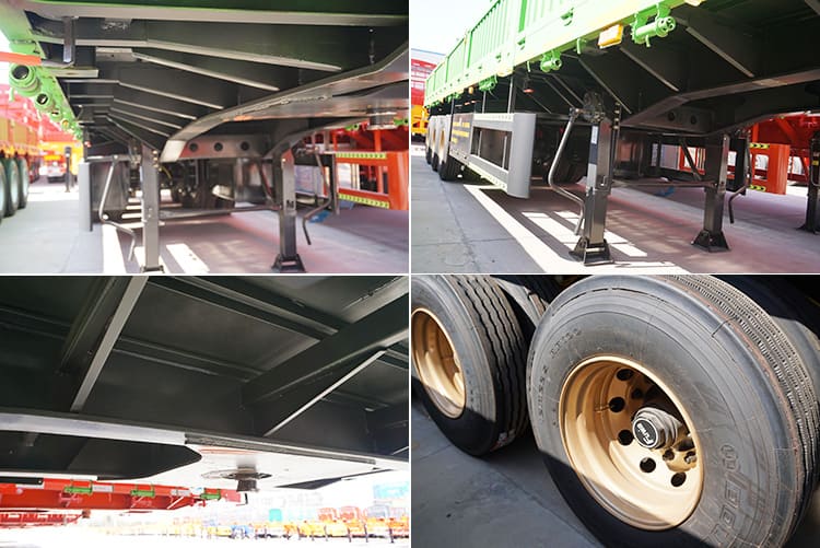 CIMC 3 Axle 40 Ton Side Wall Semi Trailer for Sale in Liberia