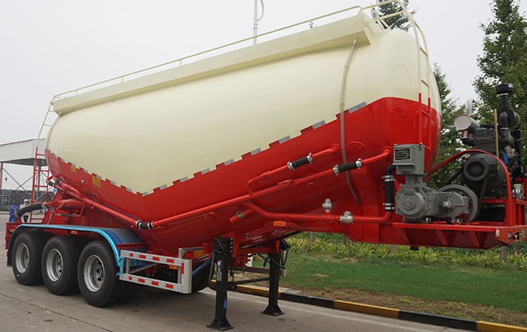 CIMC 3 Axle 30 Cubic Bulk Cement Trailers for Sale in Zambia