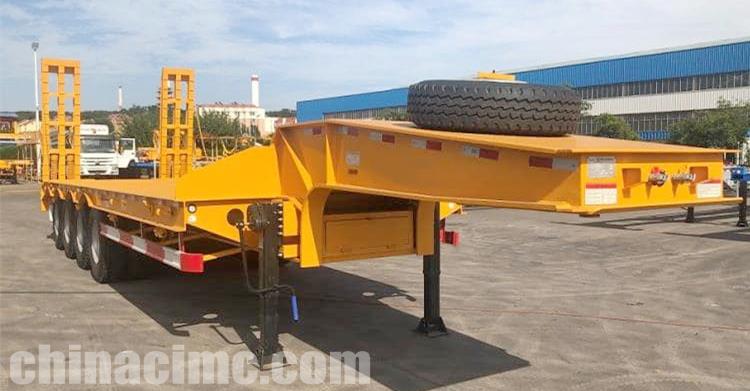 4 Axle 100 Ton Low Bed Trailer for Sale In Nigeria