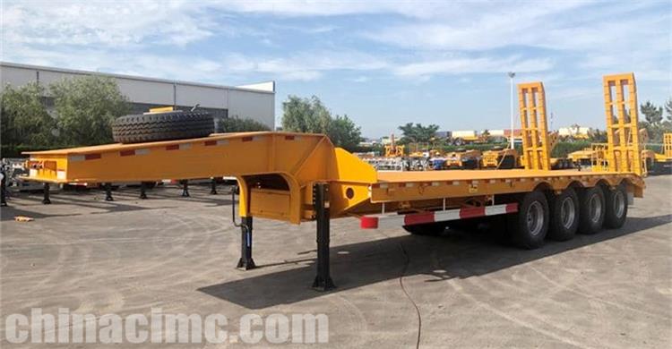 4 Axle 100 Ton Low Bed Trailer for Sale In Nigeria