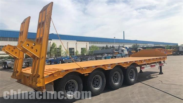 4 Axle 100 Ton Low Bed Trailer for Sale In Nigeria