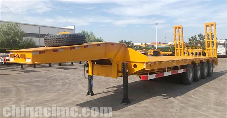 4 Axle 100 Ton Low Bed Trailer for Sale In Nigeria