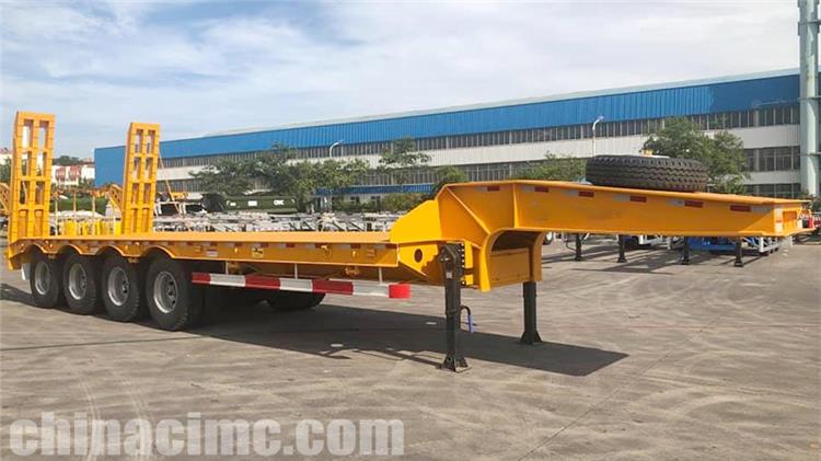 4 Axle 100 Ton Low Bed Trailer for Sale In Nigeria