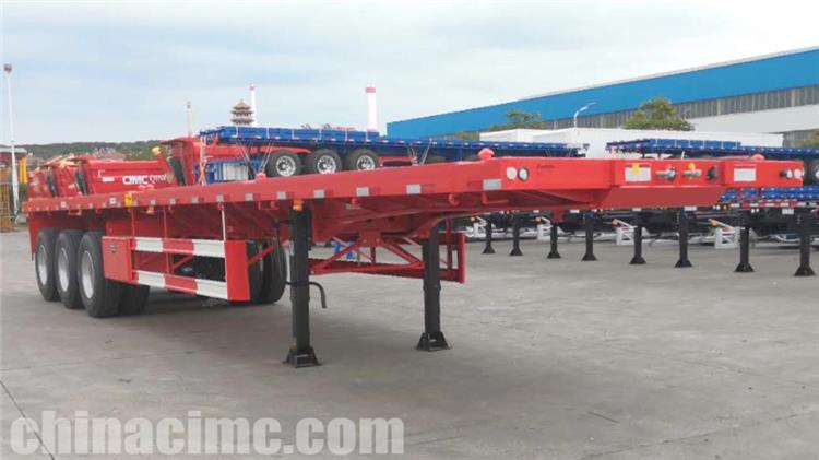 12.5m Tri Axle Flatbed Trailer will be sent to Nigeria