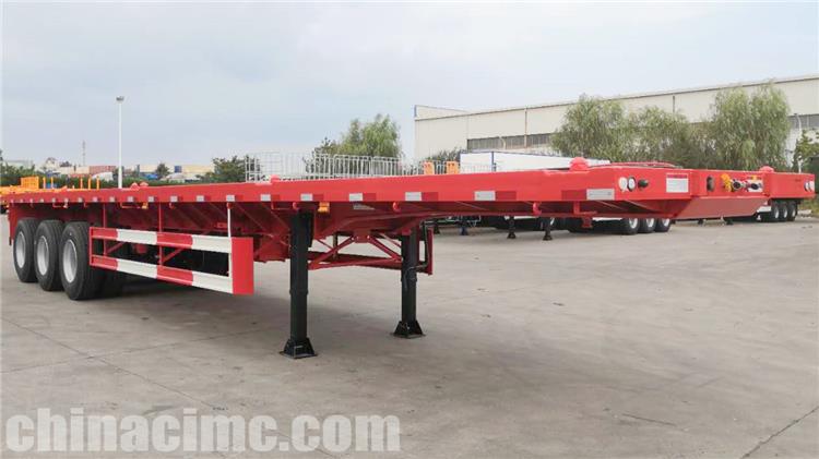 12.5m Tri Axle Flatbed Trailer will be sent to Nigeria