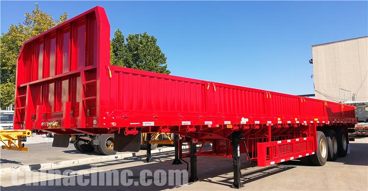 CIMC Tri Axle 80 Ton Side Wall Trailer for Sale In Sudan