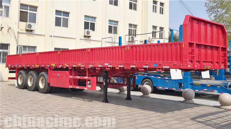 CIMC Tri Axle 80 Ton Side Wall Trailer for Sale In Sudan
