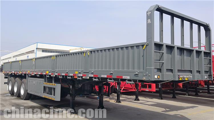 3 Axle 60 Ton Side Wall Semi Trailer for Sale In Sudan