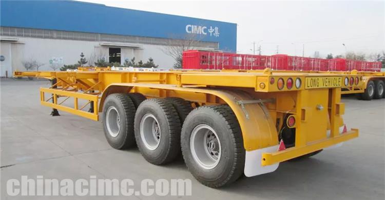 CIMC 40 ft Container Chassis Trailer for Sale In Jamaica