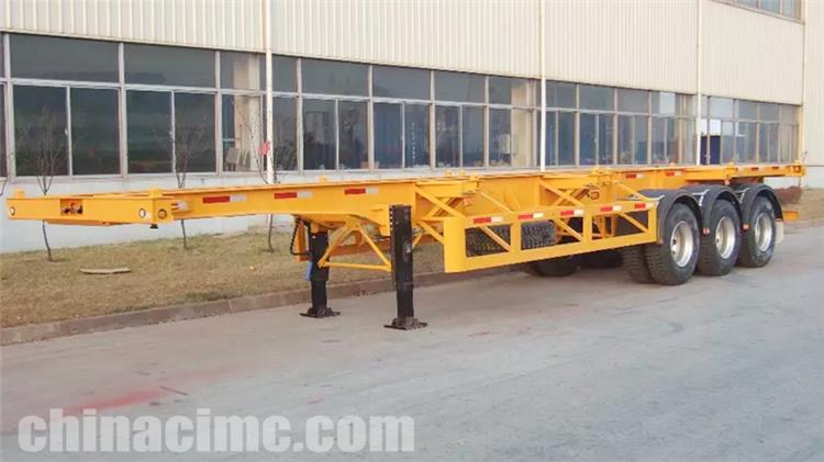 CIMC 40 ft Container Chassis Trailer for Sale In Jamaica