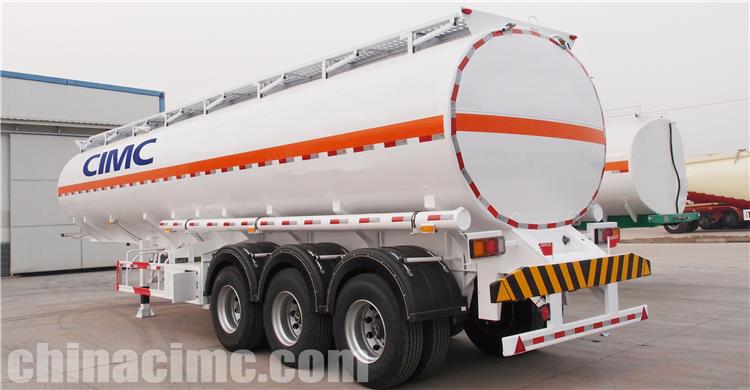 CIMC 38,000 Liters Fuel Tanker Trailer for Sale in Ghana