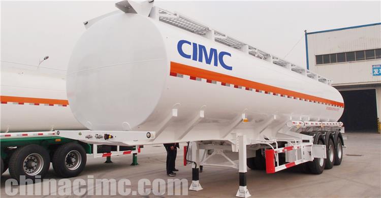 CIMC 38,000 Liters Fuel Tanker Trailer for Sale in Ghana