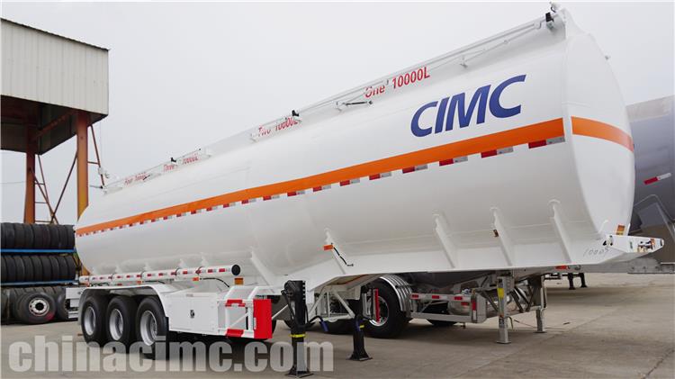 CIMC 38,000 Liters Fuel Tanker Trailer for Sale in Ghana