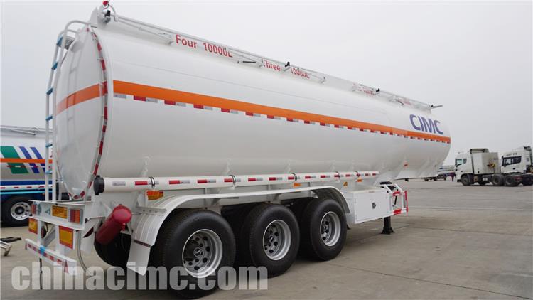 CIMC 38,000 Liters Fuel Tanker Trailer for Sale in Ghana
