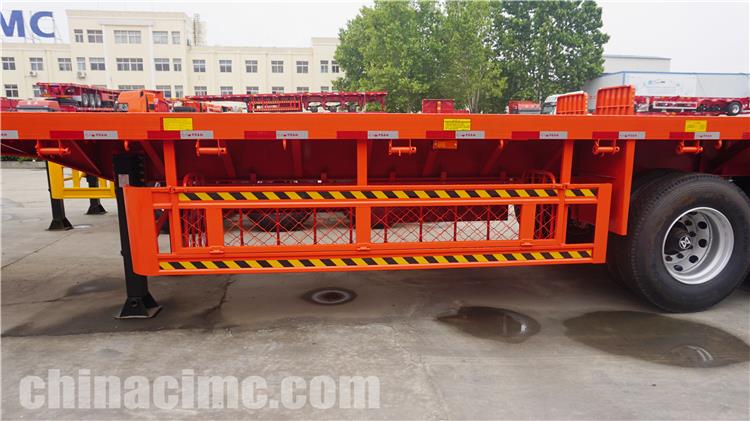 CIMC 40 Ft Flatbed Trailer with Front Wall for Sale In Jamaica