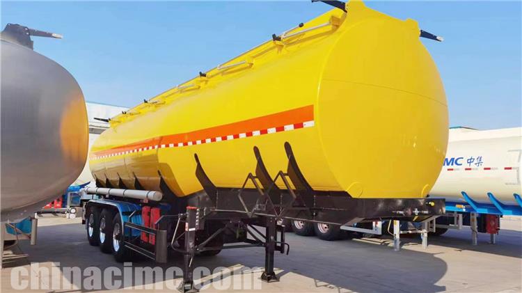 CIMC Tri Axle 40,000 Liters Stainless Steel Tanker Trailer for Sale In United Arab Emirates