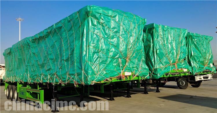 CIMC 60 Ton Trailer Triaxle with Boards for Sale In Zimbabwe