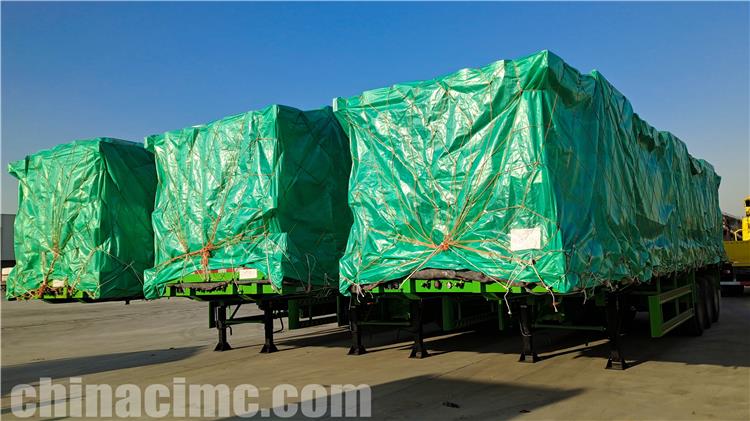 CIMC 60 Ton Trailer Triaxle with Boards for Sale In Zimbabwe