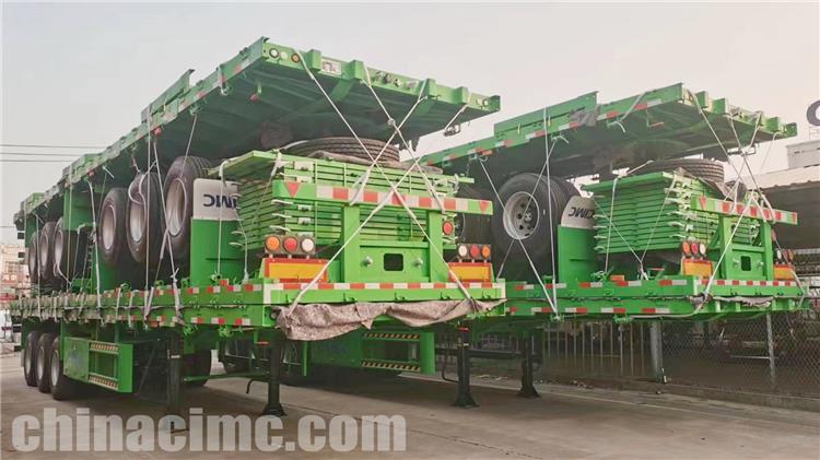 CIMC 60 Ton Trailer Triaxle with Boards for Sale In Zimbabwe