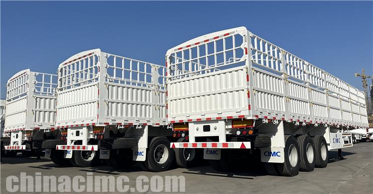 CIMC Trailer for Sale 60 Ton Fence Cargo Semi Trailer for Sale In Sudan