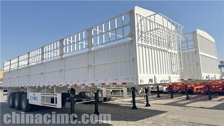 CIMC Trailer for Sale 60 Ton Fence Cargo Semi Trailer for Sale In Sudan