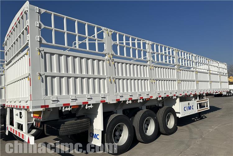 CIMC Trailer for Sale 60 Ton Fence Cargo Semi Trailer for Sale In Sudan
