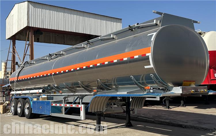 50,000 Liters Aluminum Alloy Tanker Trailer for Sale In Costa Rica - CIMC VEHICLE