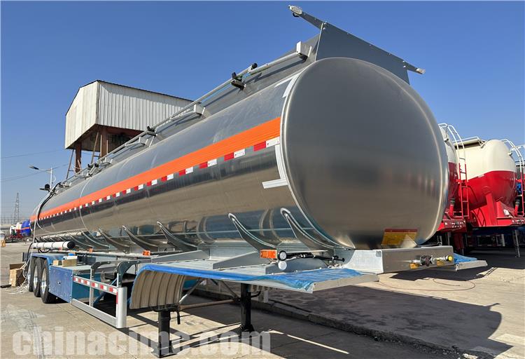 50,000 Liters Aluminum Alloy Tanker Trailer for Sale In Costa Rica - CIMC VEHICLE