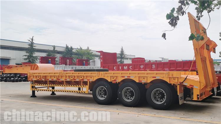 3 Axle 80 Ton Low Bed Trailer for Sale In Congo