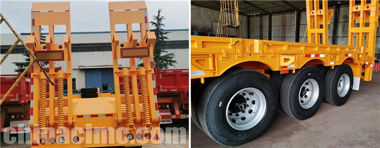 3 Axle 80 Ton Low Bed Trailer for Sale In Congo