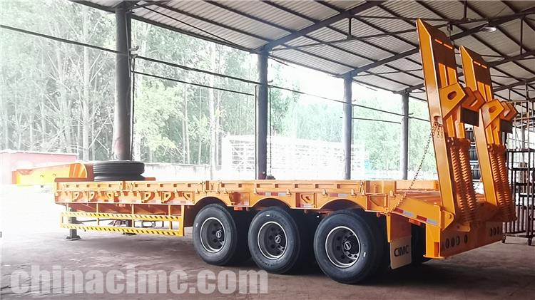 3 Axle 80 Ton Low Bed Trailer for Sale In Congo