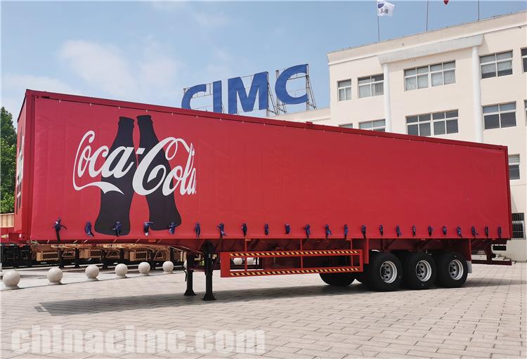 3 Axle 45ft Curtainsider Trailer for Sale in Tanzania
