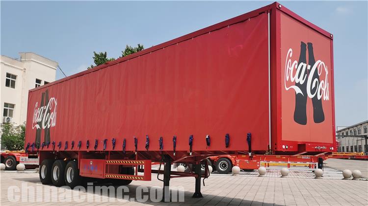 3 Axle 45ft Curtainsider Trailer for Sale in Tanzania