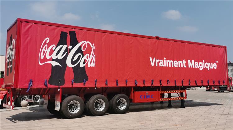 3 Axle 45ft Curtainsider Trailer for Sale in Tanzania